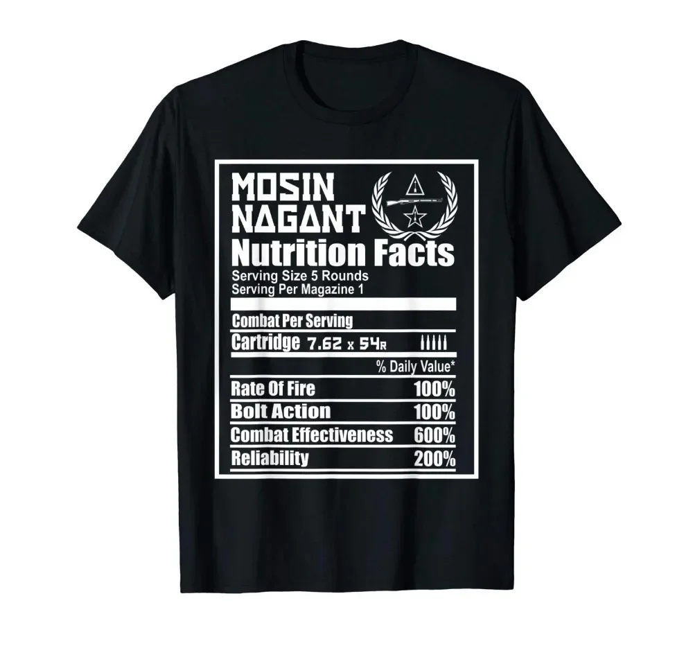 Mosin Nagant 영양 정보 여름 패션 반팔 티셔 - Summer Clothing Websites 리뷰 및 가격