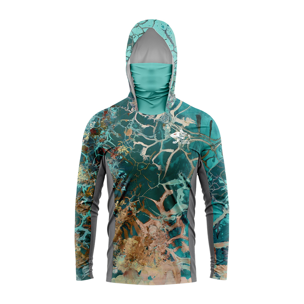 UPF50+ 후드 낚시 셔츠 내장형 페이스 가이터 3D - Summer Outdoor Clothing 리뷰 및 가격