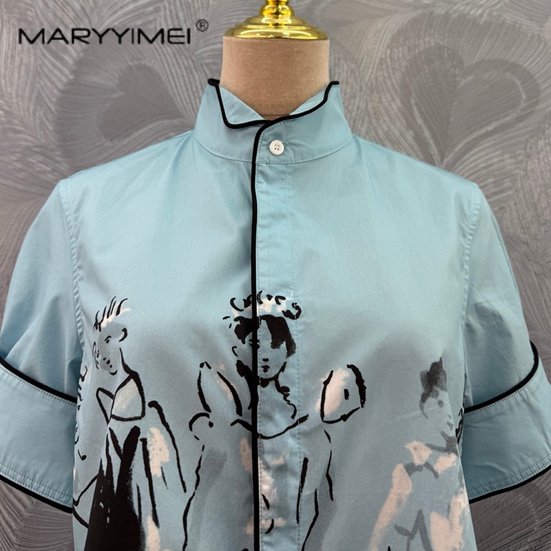 MARYYIMEI 패션 프린트 여성 의류 캐릭터 스탠드 - Summer Edit Clothing 리뷰 및 가격