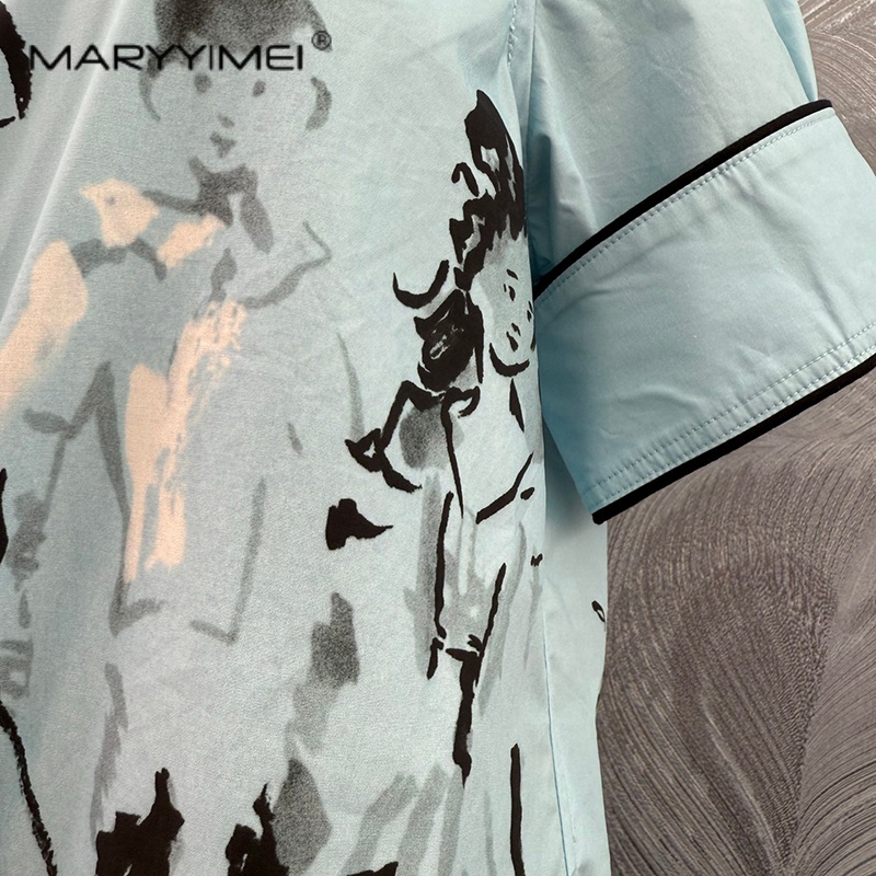 MARYYIMEI 패션 프린트 여성 의류 캐릭터 스탠드 - Summer Edit Clothing 리뷰 및 가격