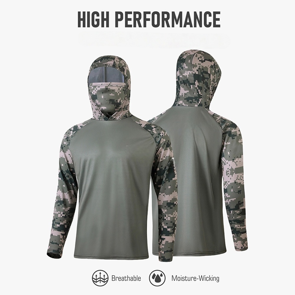 MALFC 낚시 의류 남성 후드 낚시 셔츠 긴팔 낚시  - Summer Outdoor Clothing 리뷰 및 가격