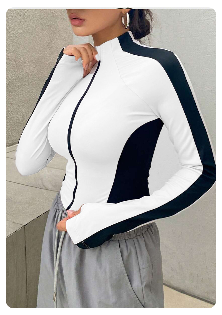 요가 의류 스탠드업 칼라 재킷 아웃도어 스포츠 긴팔 여 - Summer Outdoor Clothing 리뷰 및 가격