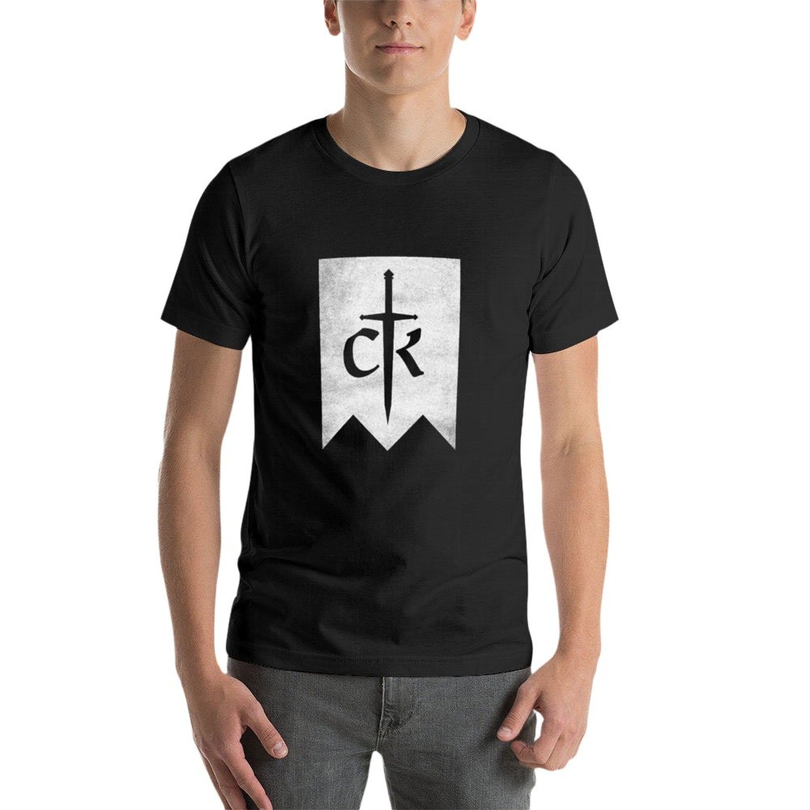 Crusader Kings 3 디스트레스드 로고 티셔츠 - Summer Clothing Logo 리뷰 및 가격